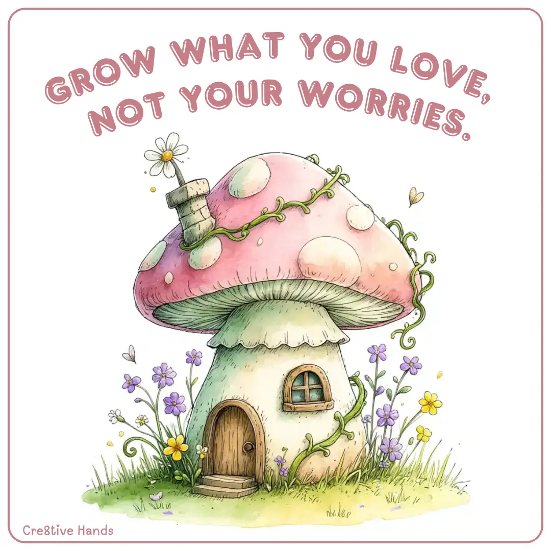 Grow What You Love Motivational Poster — Preview